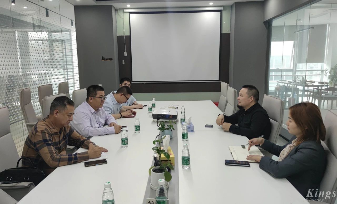 廣東省增材制造協(xié)會陳孝超秘書長帶隊到金石三維等3D打印企業(yè)走訪調研