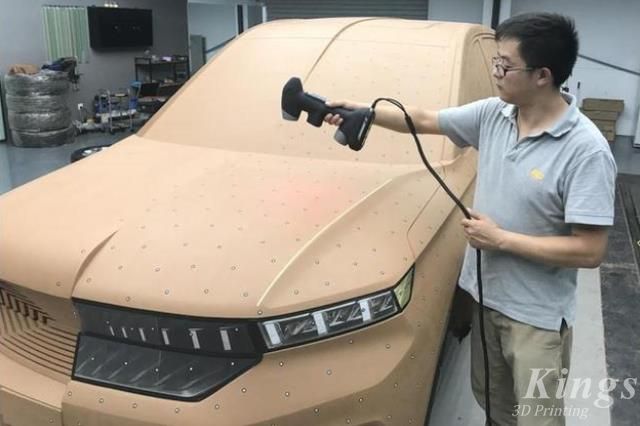 做油泥模型太難，金石三維3D打印制作汽車模型僅需15天！