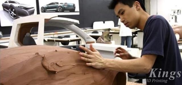 做油泥模型太難，金石三維3D打印制作汽車模型僅需15天！